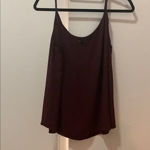 Maroon Aritzia Cami